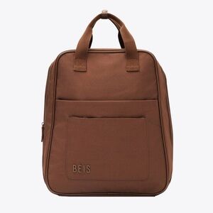 Beis expandable backpack in Maple